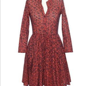 Maje Lace Eyelet Dress